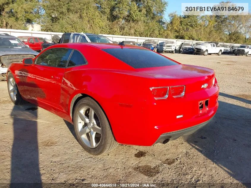 2G1FB1EV6A9184679 2010 Chevrolet Camaro 1Lt