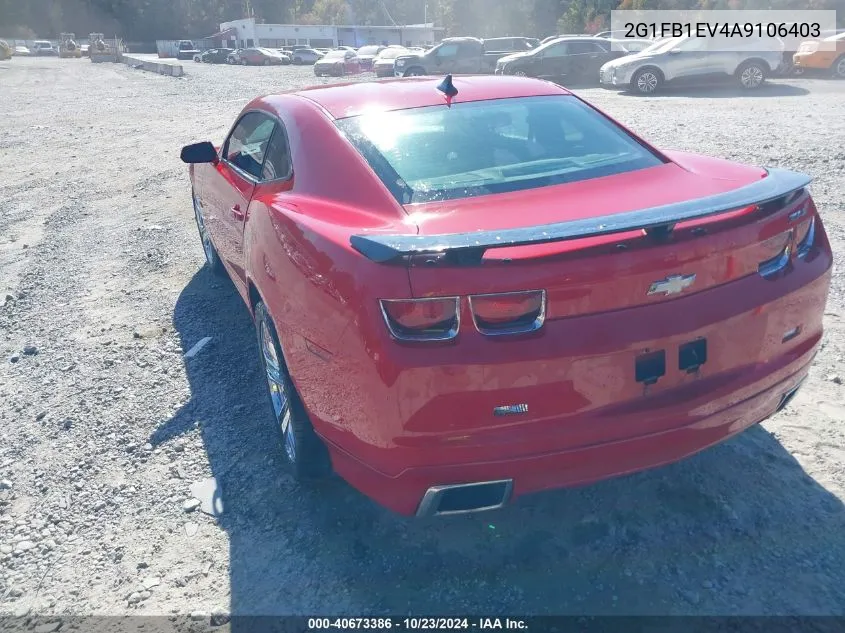 2G1FB1EV4A9106403 2010 Chevrolet Camaro 1Lt