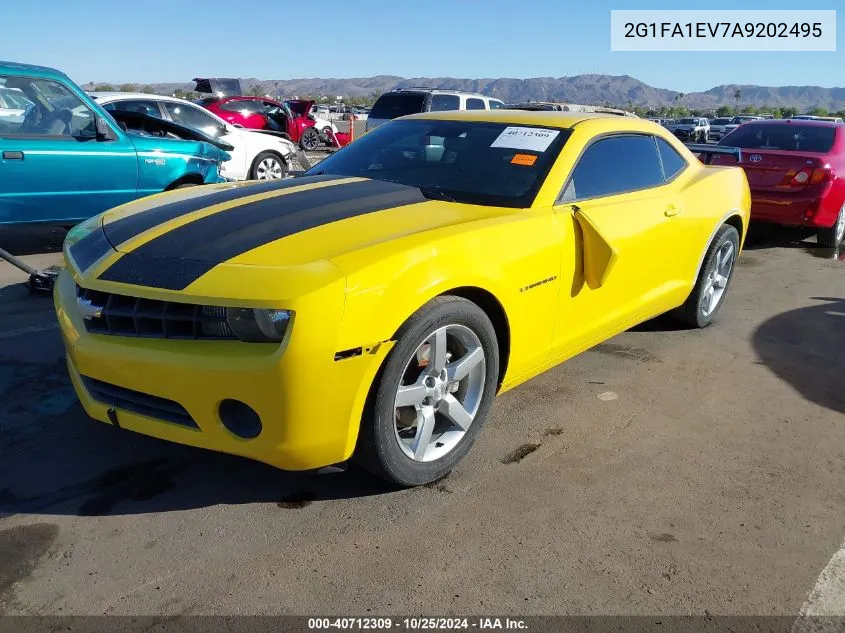 2010 Chevrolet Camaro 1Ls VIN: 2G1FA1EV7A9202495 Lot: 40712309