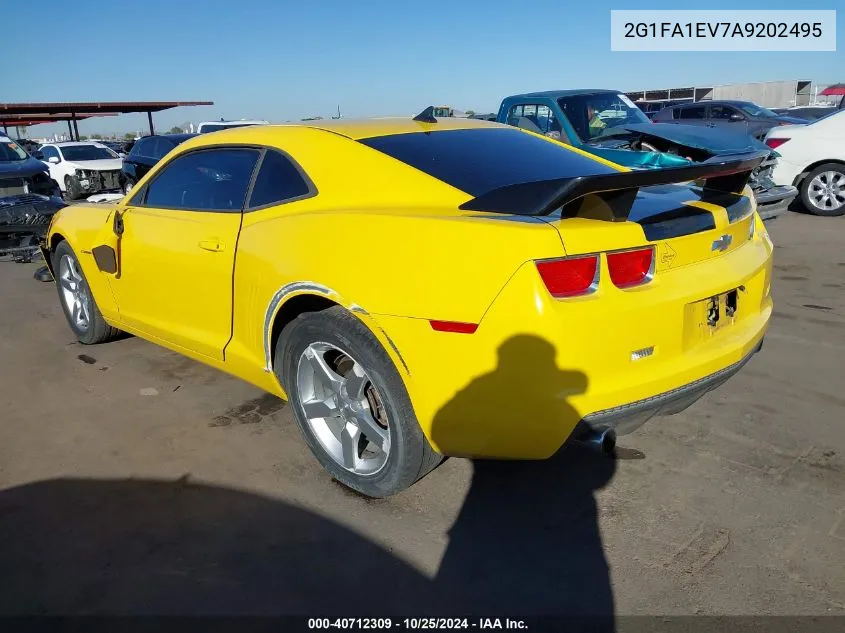 2010 Chevrolet Camaro 1Ls VIN: 2G1FA1EV7A9202495 Lot: 40712309