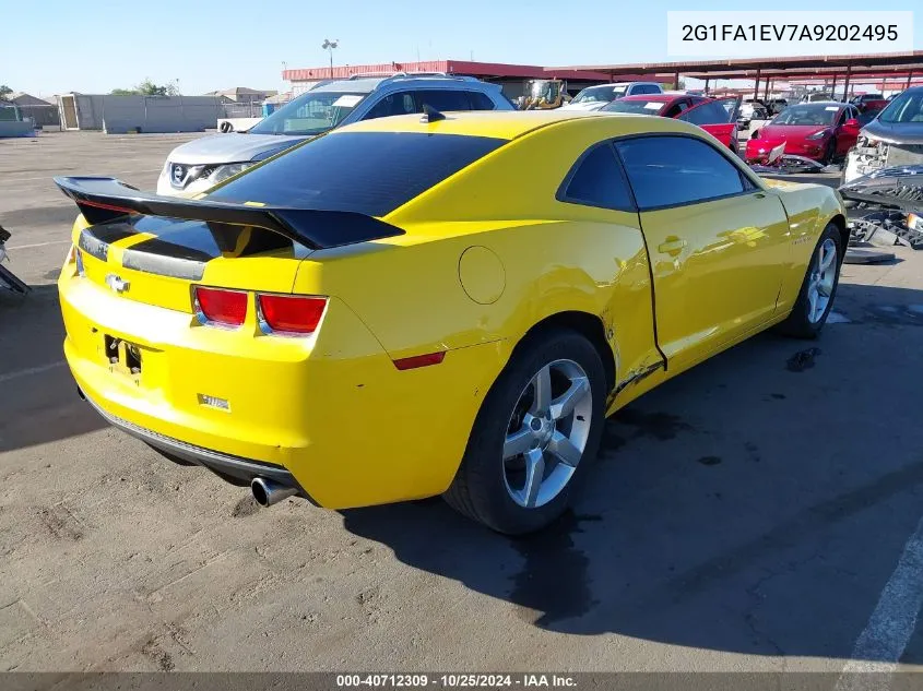 2010 Chevrolet Camaro 1Ls VIN: 2G1FA1EV7A9202495 Lot: 40712309