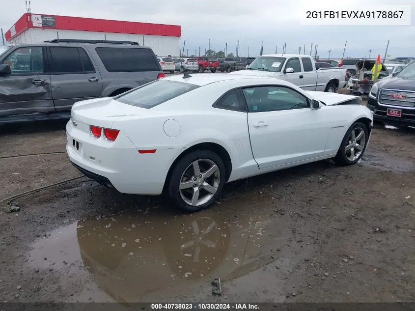 2010 Chevrolet Camaro 1Lt VIN: 2G1FB1EVXA9178867 Lot: 40738023