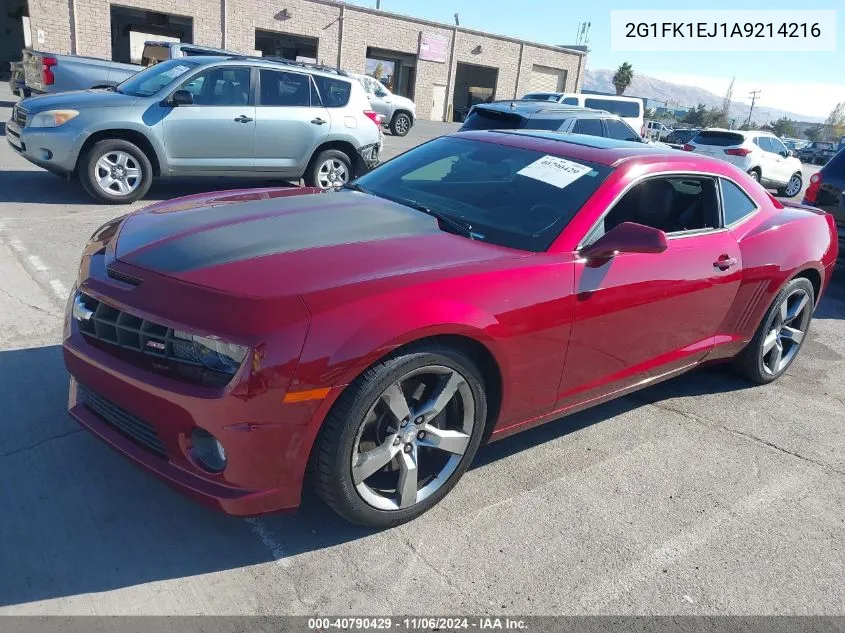 2010 Chevrolet Camaro 2Ss VIN: 2G1FK1EJ1A9214216 Lot: 40790429