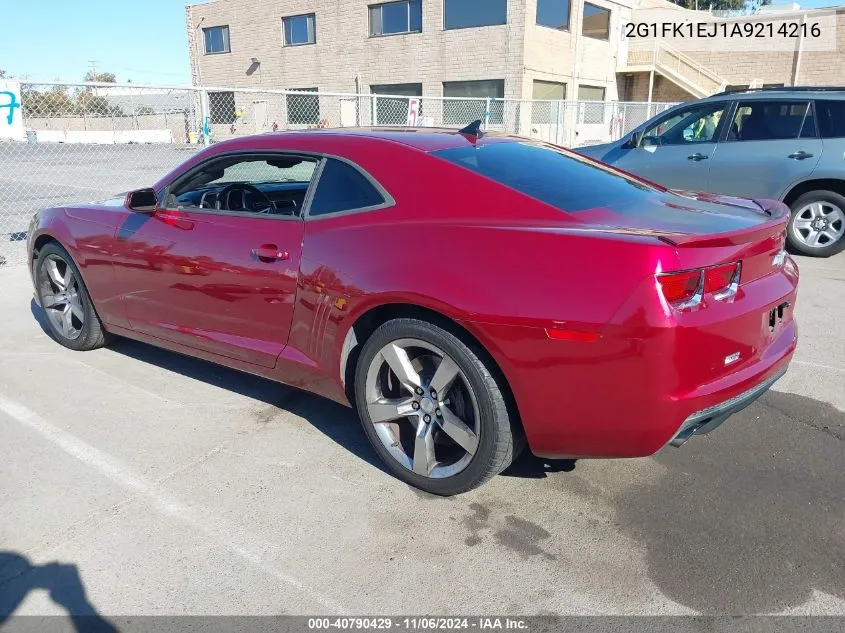 2010 Chevrolet Camaro 2Ss VIN: 2G1FK1EJ1A9214216 Lot: 40790429