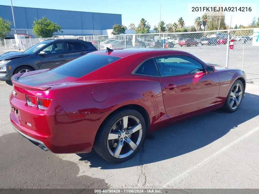 2010 Chevrolet Camaro 2Ss VIN: 2G1FK1EJ1A9214216 Lot: 40790429