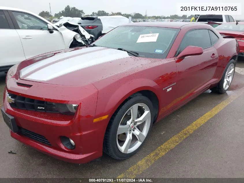 2010 Chevrolet Camaro 2Ss VIN: 2G1FK1EJ7A9110765 Lot: 40791293