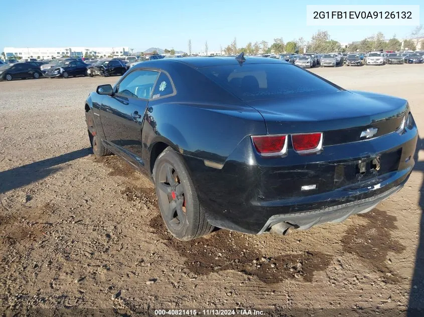 2010 Chevrolet Camaro 1Lt VIN: 2G1FB1EV0A9126132 Lot: 40821415