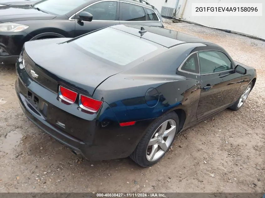 2010 Chevrolet Camaro 2Lt VIN: 2G1FG1EV4A9158096 Lot: 40838427