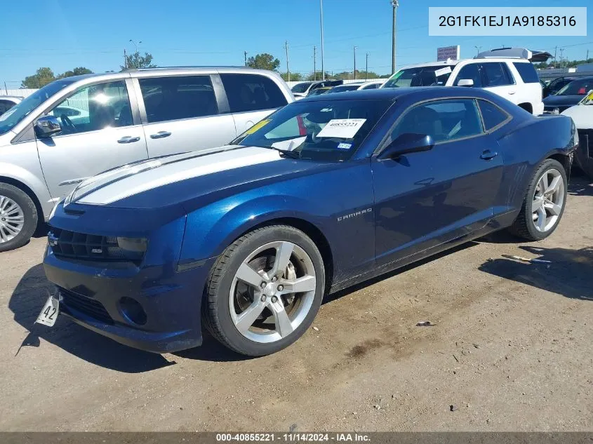 2010 Chevrolet Camaro 2Ss VIN: 2G1FK1EJ1A9185316 Lot: 40855221