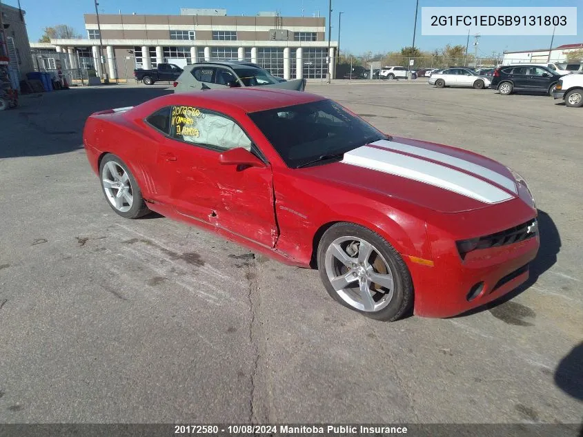 2G1FC1ED5B9131803 2011 Chevrolet Camaro Lt