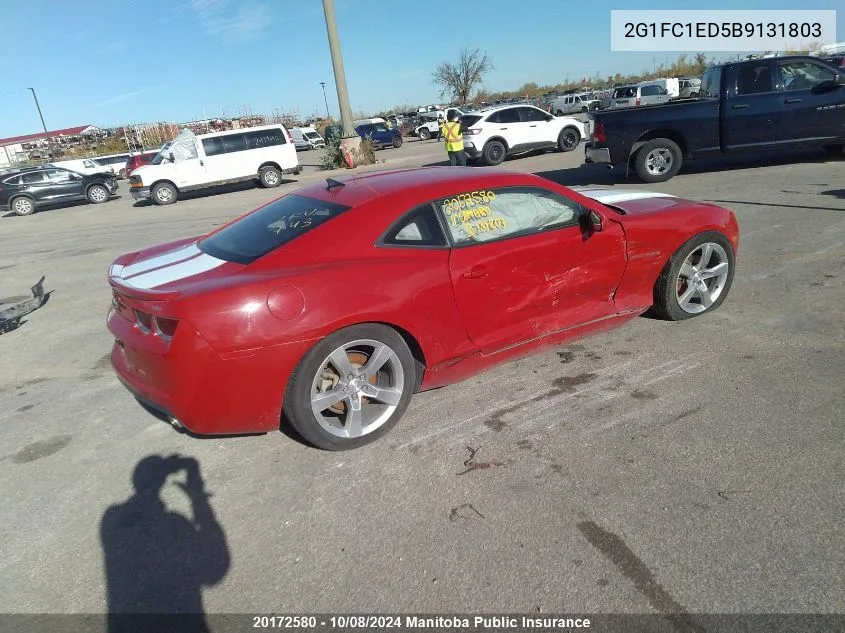 2G1FC1ED5B9131803 2011 Chevrolet Camaro Lt