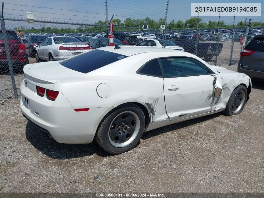 2G1FA1ED0B9194085 2011 Chevrolet Camaro 2Ls