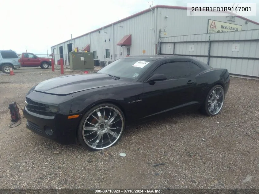 2011 Chevrolet Camaro 1Lt VIN: 2G1FB1ED1B9147001 Lot: 39710923