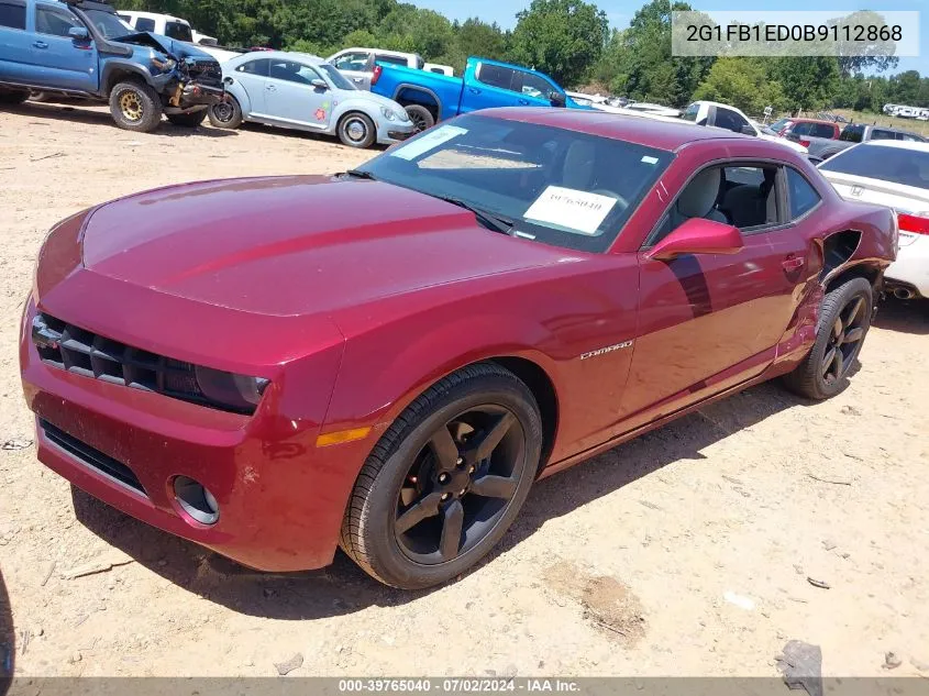 2G1FB1ED0B9112868 2011 Chevrolet Camaro 1Lt