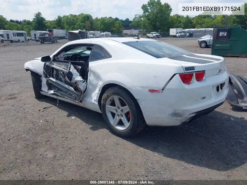 2011 Chevrolet Camaro 1Lt VIN: 2G1FB1EDXB9171524 Lot: 39801345