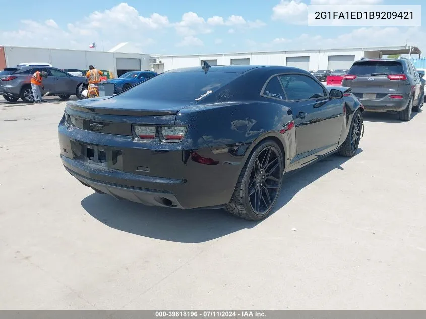 2011 Chevrolet Camaro 2Ls VIN: 2G1FA1ED1B9209421 Lot: 39818196