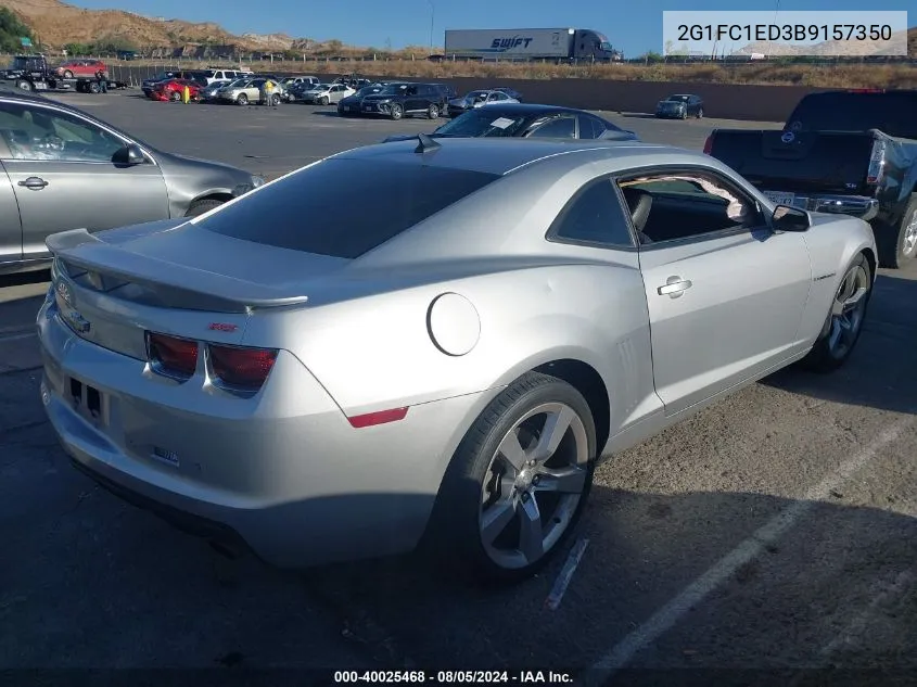 2G1FC1ED3B9157350 2011 Chevrolet Camaro 2Lt