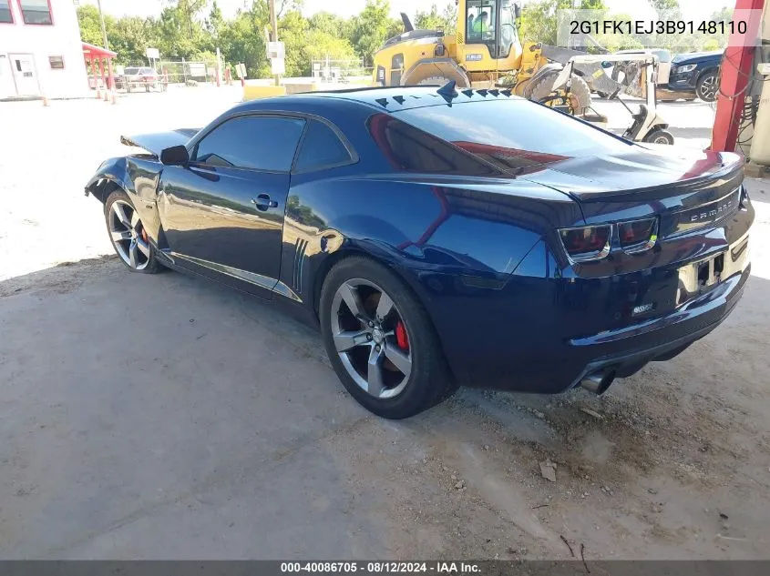 2G1FK1EJ3B9148110 2011 Chevrolet Camaro 2Ss