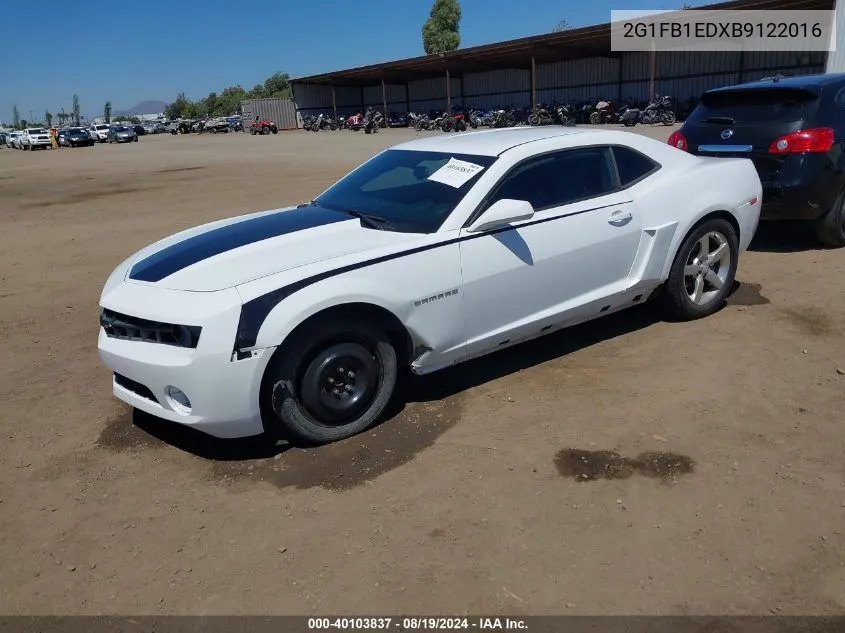 2011 Chevrolet Camaro 1Lt VIN: 2G1FB1EDXB9122016 Lot: 40103837