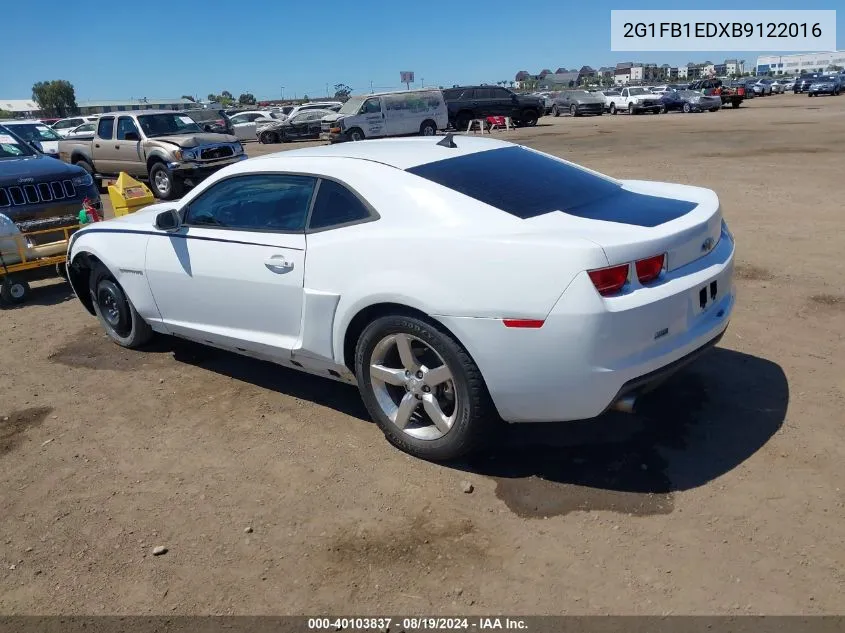 2G1FB1EDXB9122016 2011 Chevrolet Camaro 1Lt