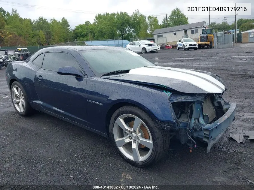 2011 Chevrolet Camaro 2Lt VIN: 2G1FG1ED4B9179216 Lot: 40143082