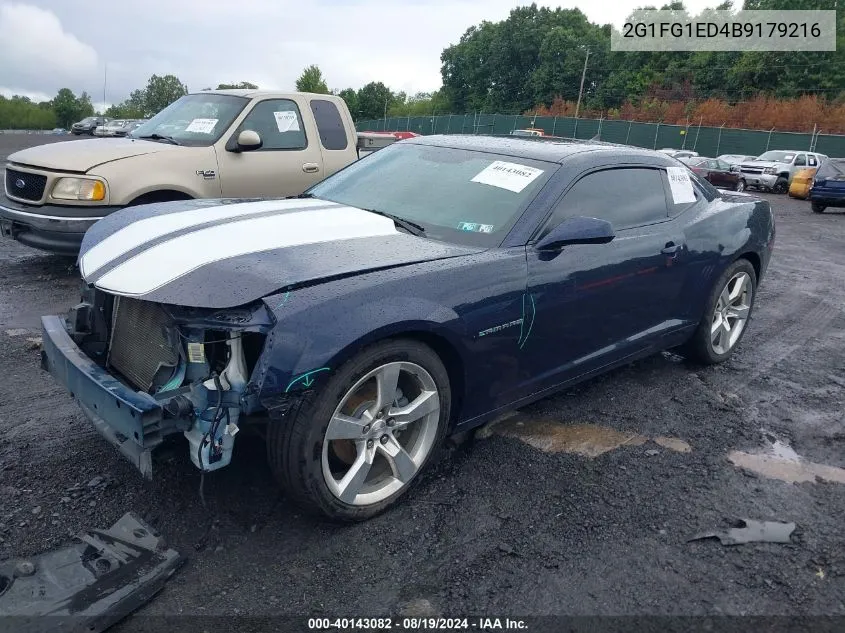 2G1FG1ED4B9179216 2011 Chevrolet Camaro 2Lt