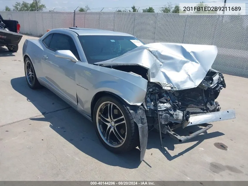 2G1FB1ED2B9211689 2011 Chevrolet Camaro 1Lt