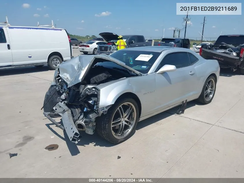 2G1FB1ED2B9211689 2011 Chevrolet Camaro 1Lt