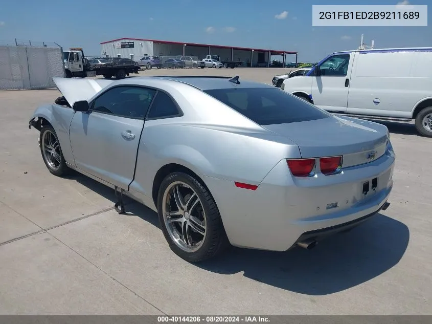 2G1FB1ED2B9211689 2011 Chevrolet Camaro 1Lt