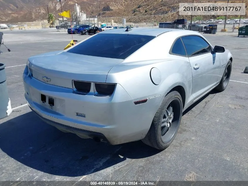 2011 Chevrolet Camaro 2Ls VIN: 2G1FA1ED4B9117767 Lot: 40145939