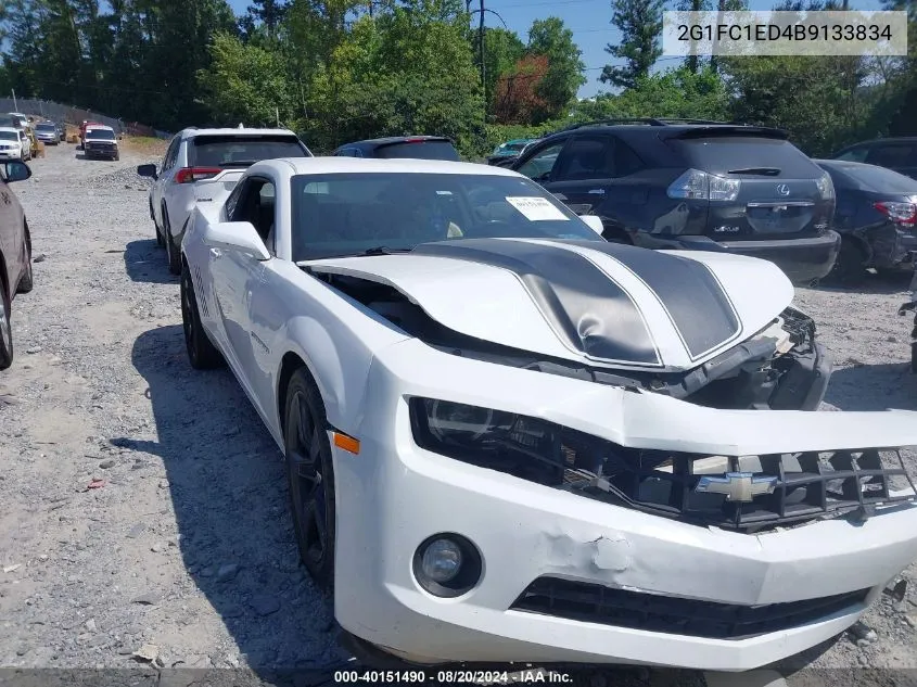 2011 Chevrolet Camaro Lt VIN: 2G1FC1ED4B9133834 Lot: 40151490