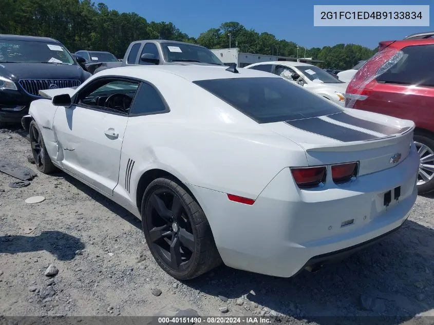 2011 Chevrolet Camaro Lt VIN: 2G1FC1ED4B9133834 Lot: 40151490