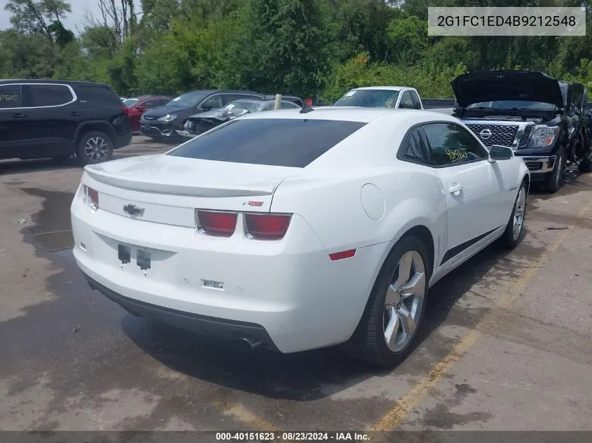 2G1FC1ED4B9212548 2011 Chevrolet Camaro 2Lt