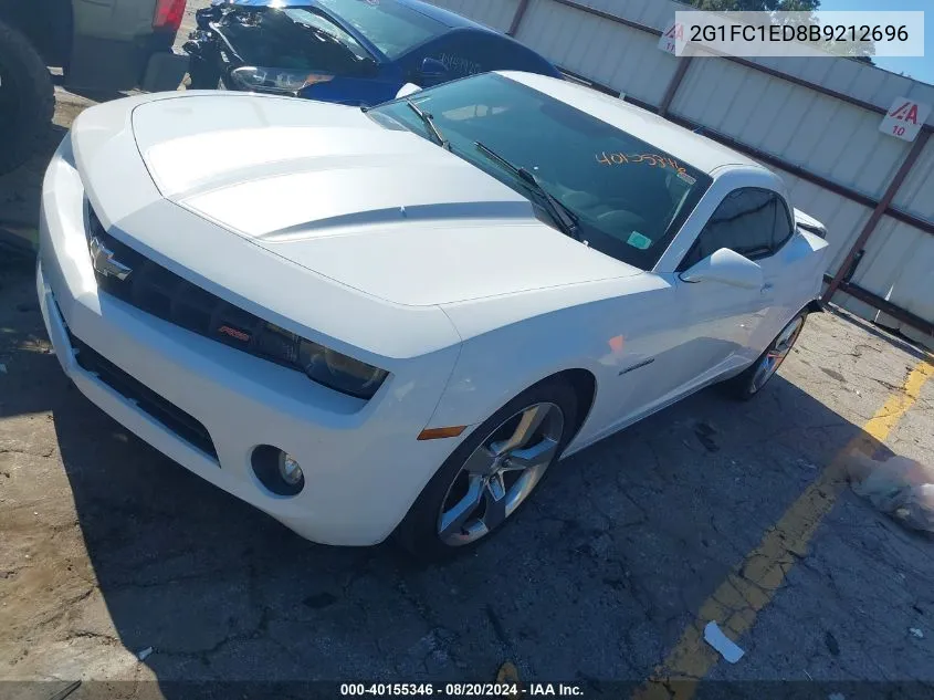 2011 Chevrolet Camaro Lt VIN: 2G1FC1ED8B9212696 Lot: 40155346