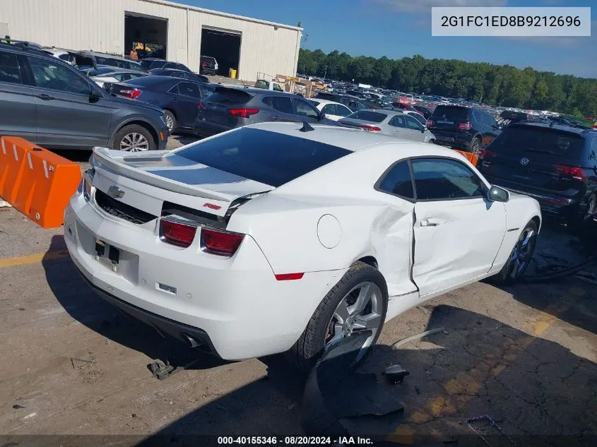 2011 Chevrolet Camaro Lt VIN: 2G1FC1ED8B9212696 Lot: 40155346