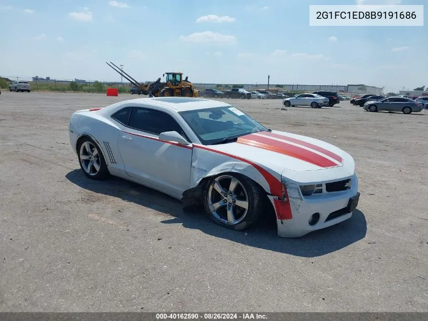 2011 Chevrolet Camaro 2Lt VIN: 2G1FC1ED8B9191686 Lot: 40162590