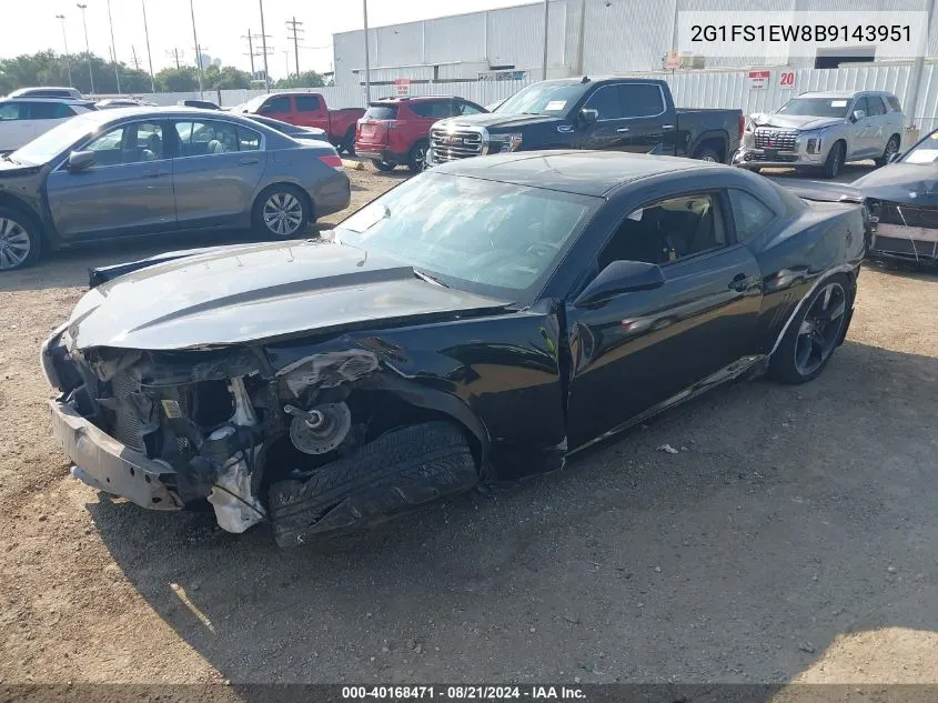 2G1FS1EW8B9143951 2011 Chevrolet Camaro 1Ss