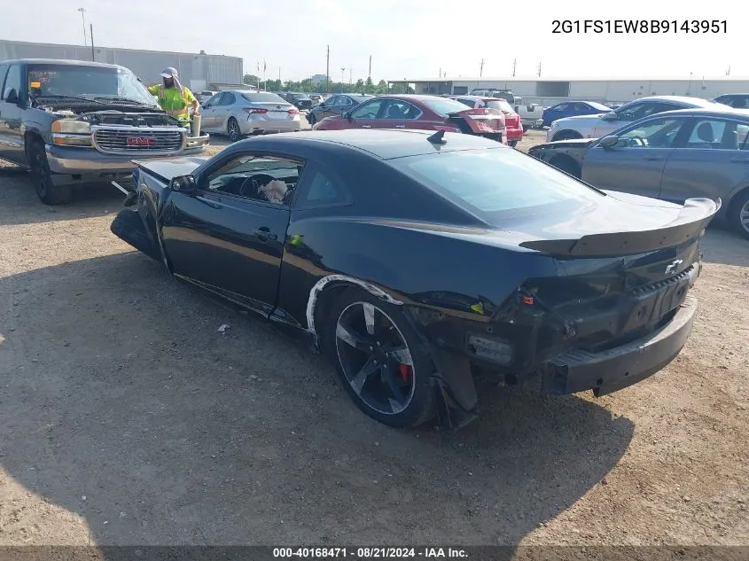 2G1FS1EW8B9143951 2011 Chevrolet Camaro 1Ss