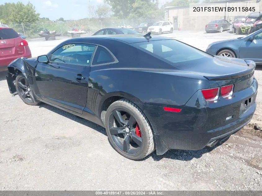 2G1FS1EW1B9115845 2011 Chevrolet Camaro 1Ss