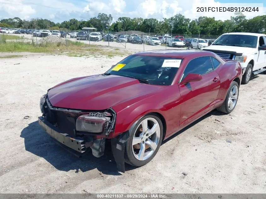 2G1FC1ED4B9124244 2011 Chevrolet Camaro 2Lt