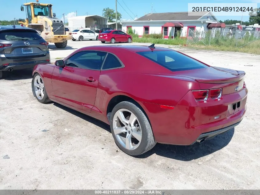 2G1FC1ED4B9124244 2011 Chevrolet Camaro 2Lt