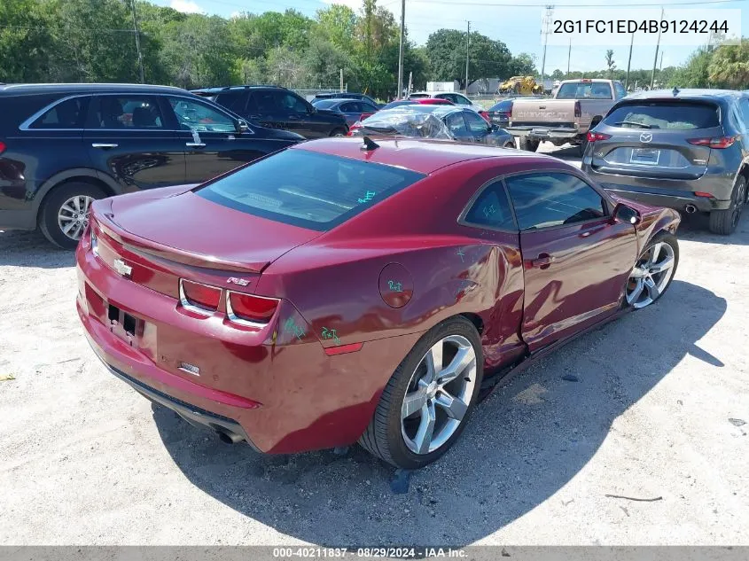 2G1FC1ED4B9124244 2011 Chevrolet Camaro 2Lt