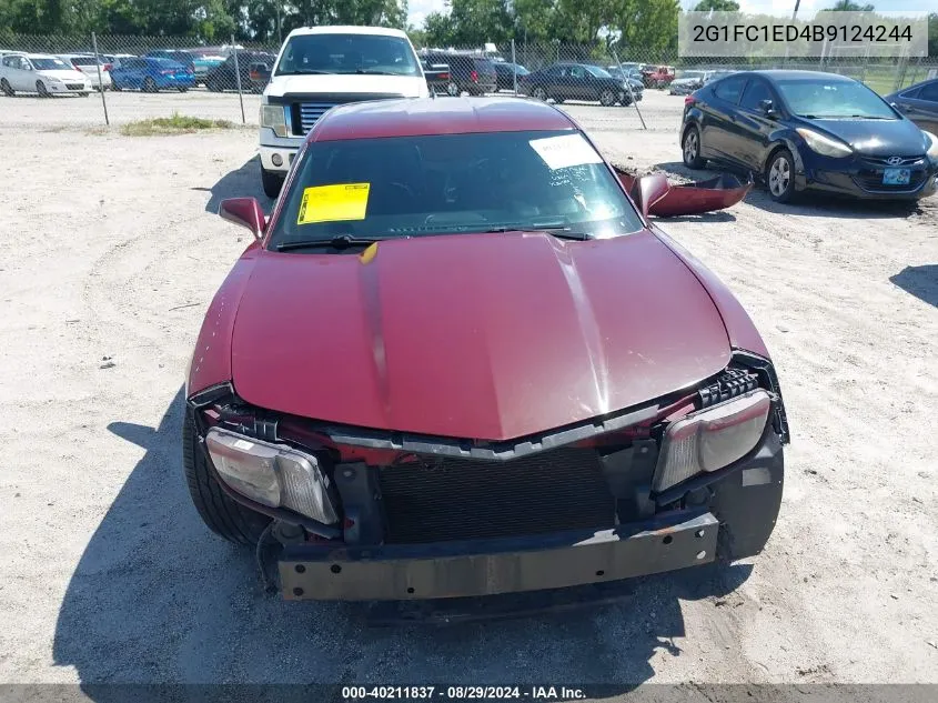 2G1FC1ED4B9124244 2011 Chevrolet Camaro 2Lt