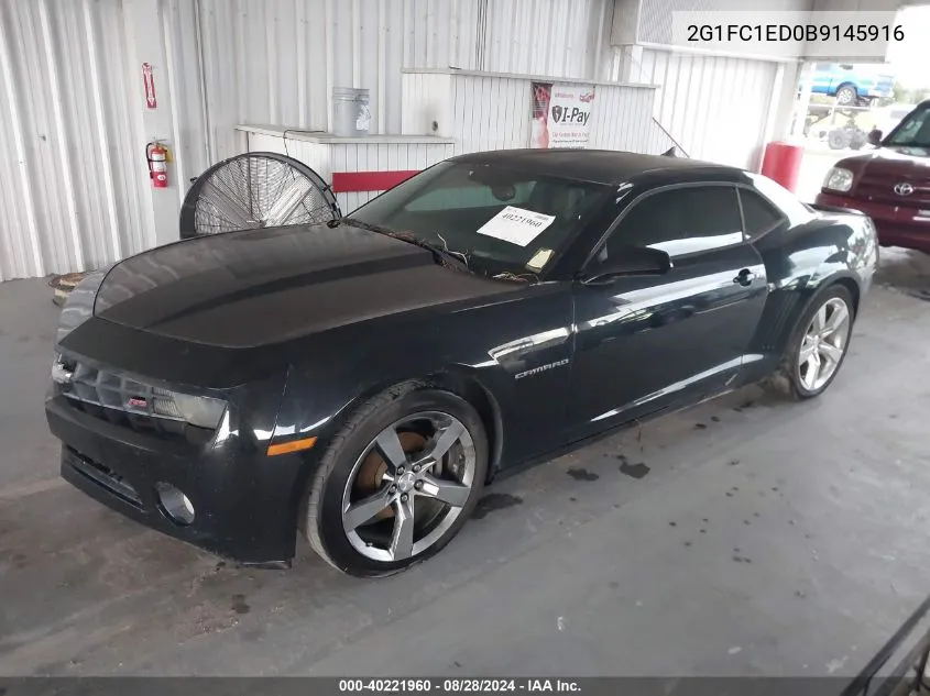 2G1FC1ED0B9145916 2011 Chevrolet Camaro 2Lt