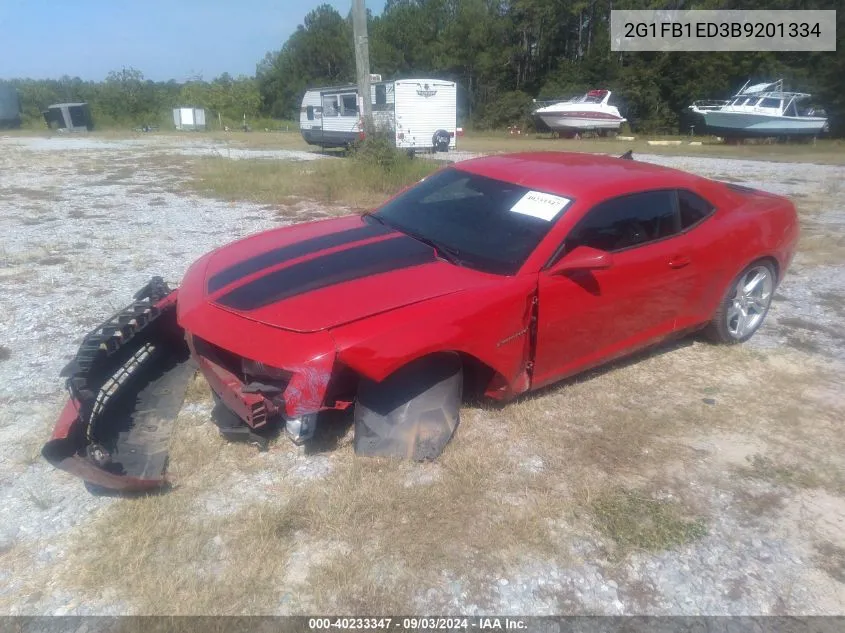 2011 Chevrolet Camaro 1Lt VIN: 2G1FB1ED3B9201334 Lot: 40233347