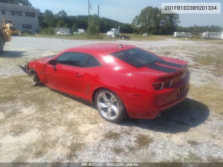 2G1FB1ED3B9201334 2011 Chevrolet Camaro 1Lt