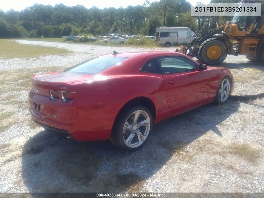 2G1FB1ED3B9201334 2011 Chevrolet Camaro 1Lt