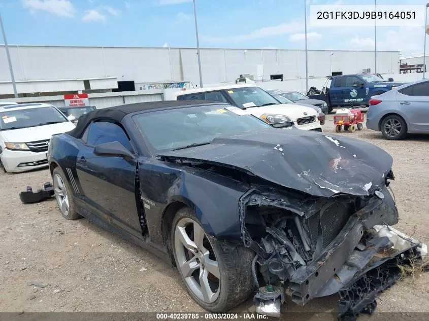 2011 Chevrolet Camaro 2Ss VIN: 2G1FK3DJ9B9164051 Lot: 40239785