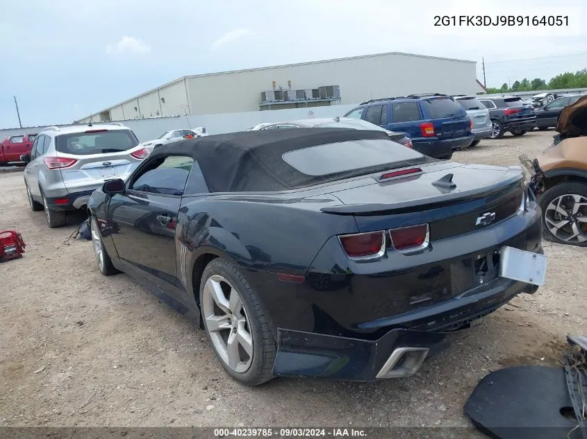 2011 Chevrolet Camaro 2Ss VIN: 2G1FK3DJ9B9164051 Lot: 40239785