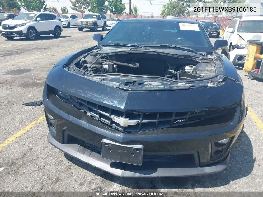 2G1FT1EWXB9106185 2011 Chevrolet Camaro 2Ss